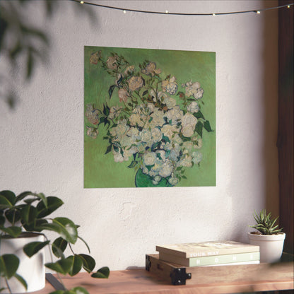 Van Gogh- Fine Art Prints - Reproduction - Flowers in a Vase - Floral Vertical Poster - Artistic Home Décor for Nature Lovers