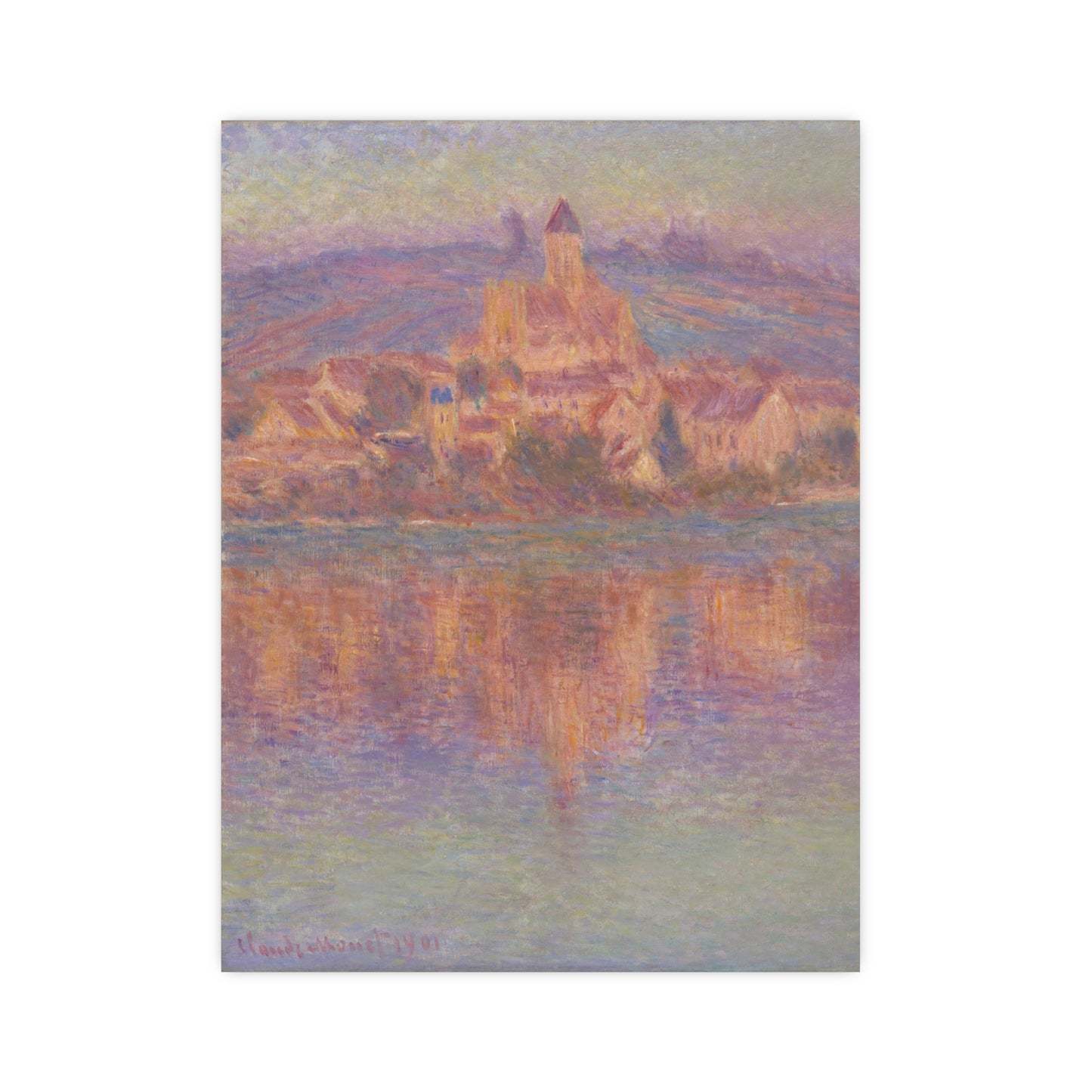 Vetheuil - Monet Village Landscape Fine Art Poster