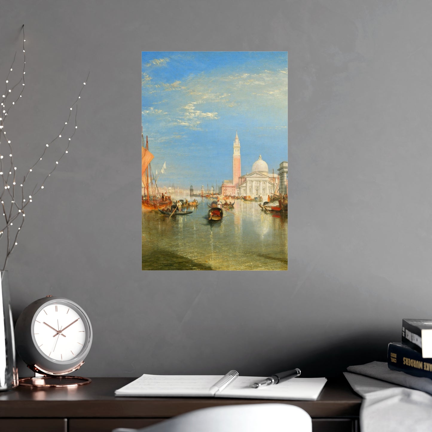 Venice Dogana and San Giorgio Maggiore - Turner Fine Art Poster