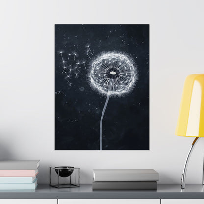 Just Dandy Dandelion Inspirational Fine Art Print