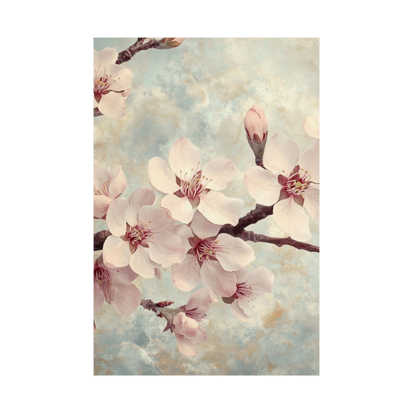 Blossoms Bring Serenity Floral Fine Art Print