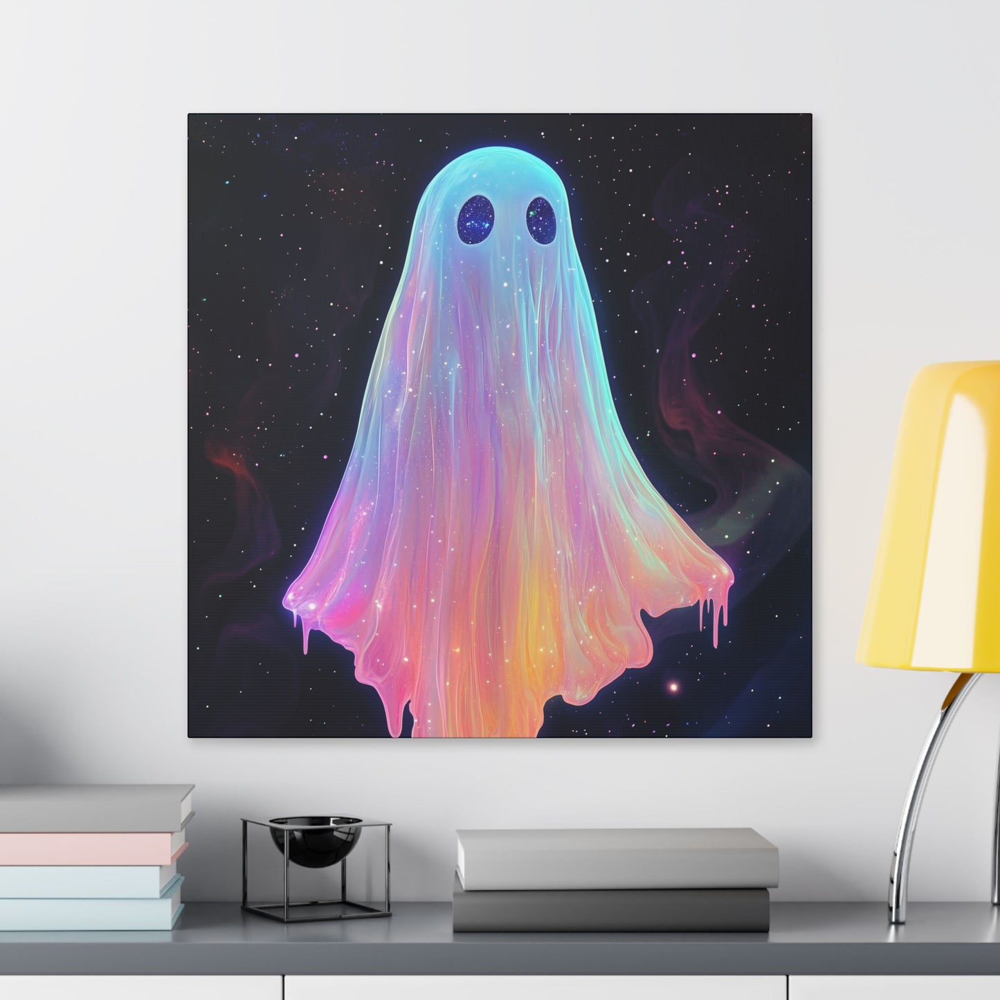 Cosmic Ghost  - Custom Art Print on Canvas