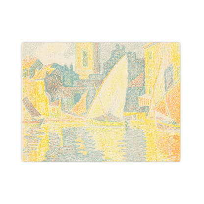Port of Saint-Tropez - Signac Pointillist Fine Art Poster