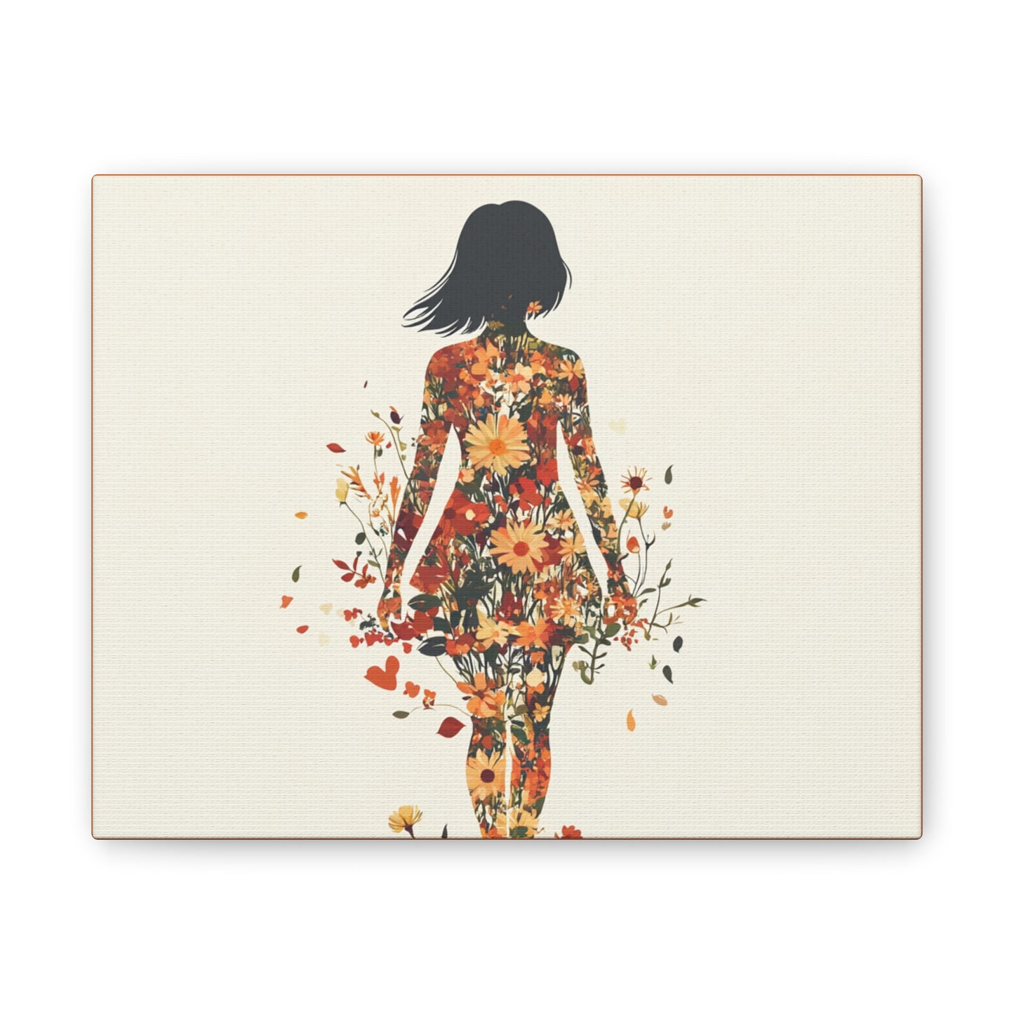 You Belong Among the Wildflowers  - Flower Girl - Print on Canvas