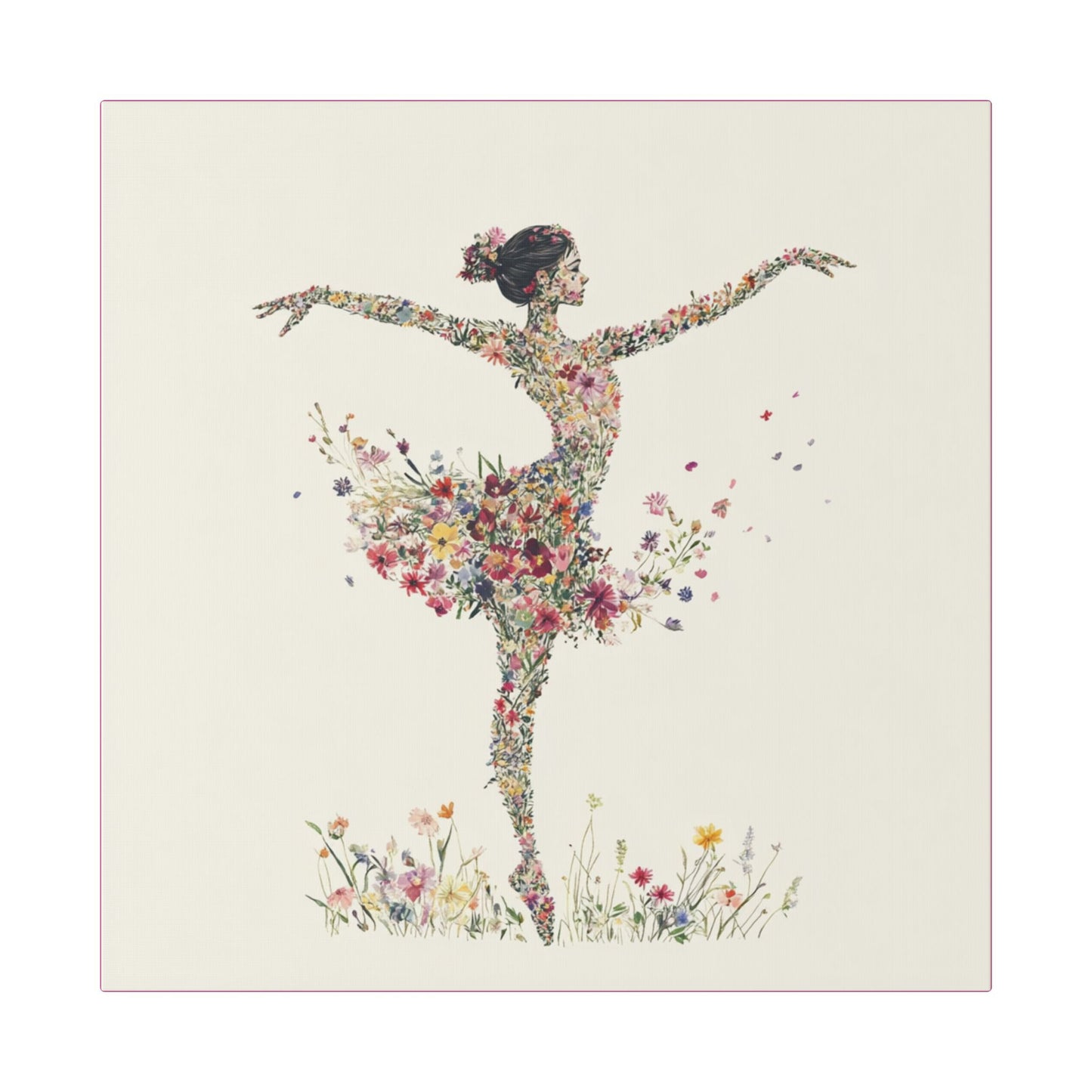 You Belong Among the Wild Flowers - On Point - Painting on Canvas