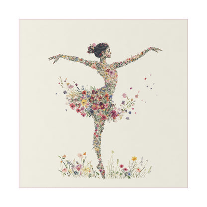 You Belong Among the Wild Flowers - On Point - Painting on Canvas