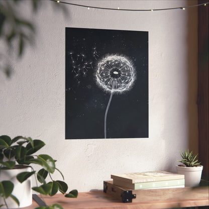 Just Dandy Dandelion Inspirational Fine Art Print