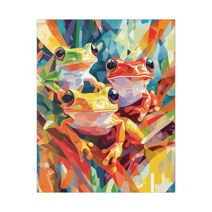 Frogs are Friends - Delight in Nature Series - Fine Art Print on Canvas