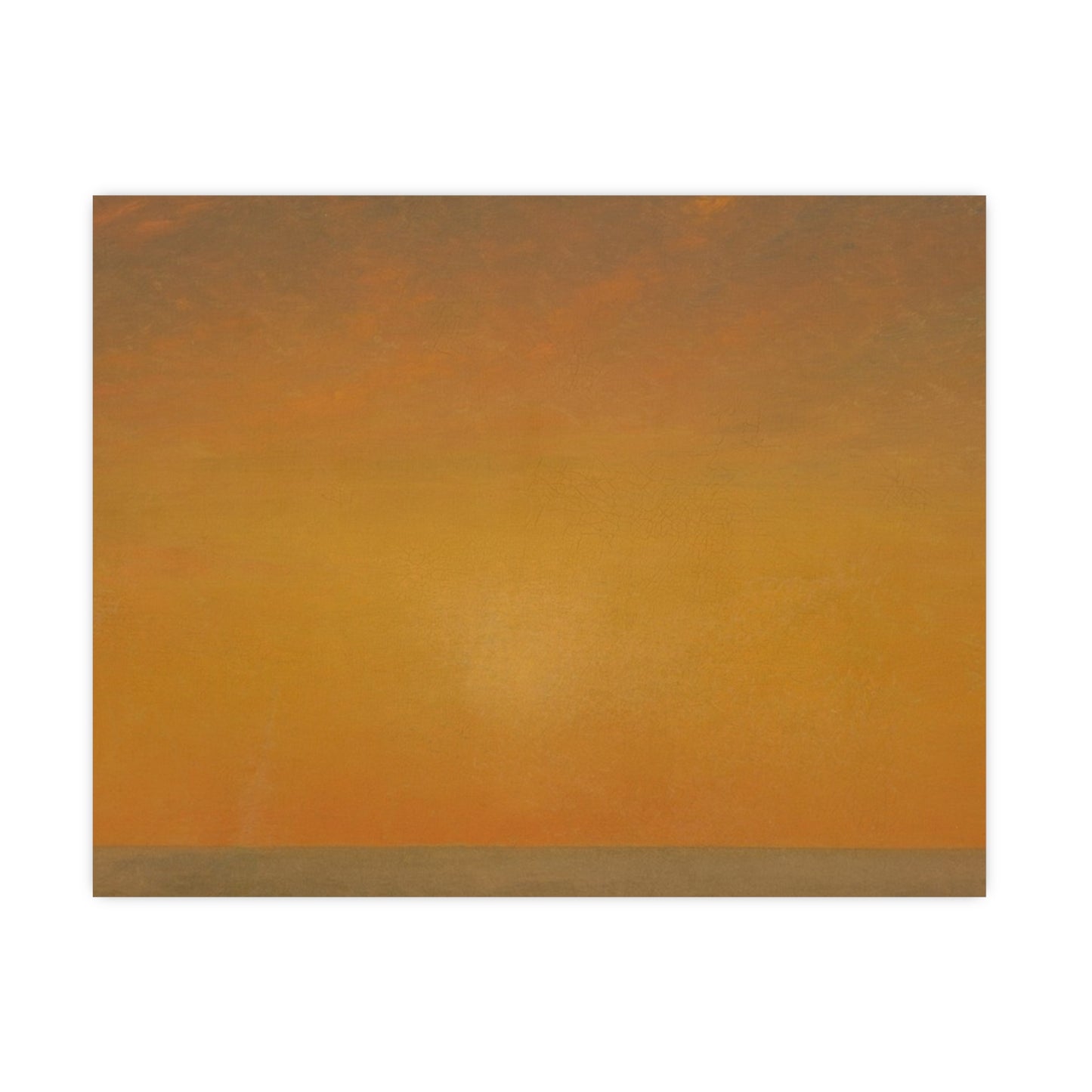 John Frederick Kensett : Sunset on the Sea (1872) - Museum Collection - Fine Art Print