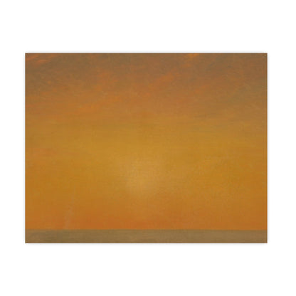 John Frederick Kensett : Sunset on the Sea (1872) - Museum Collection - Fine Art Print
