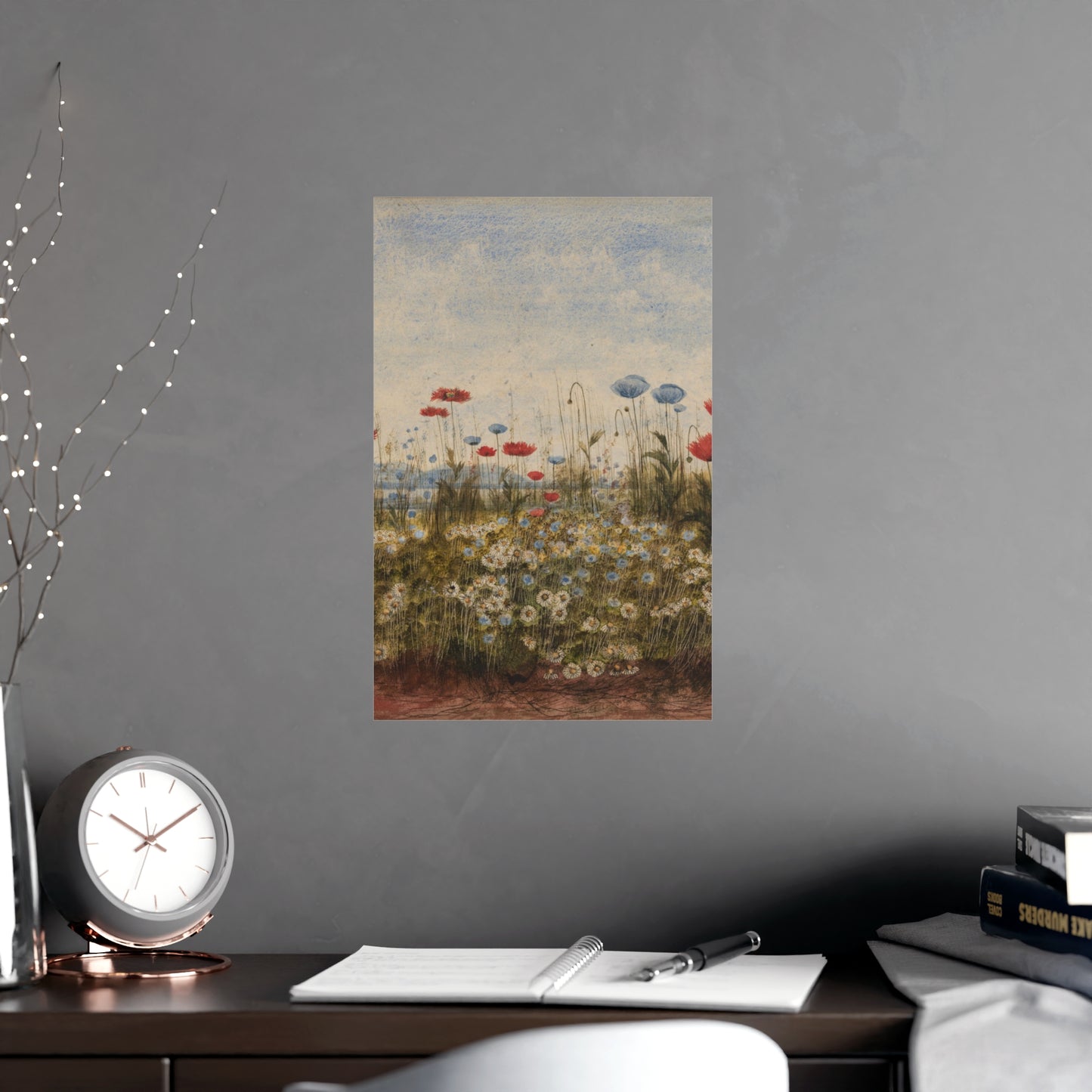 Wildflower Scene - Museum Collection - Fine Art Poster