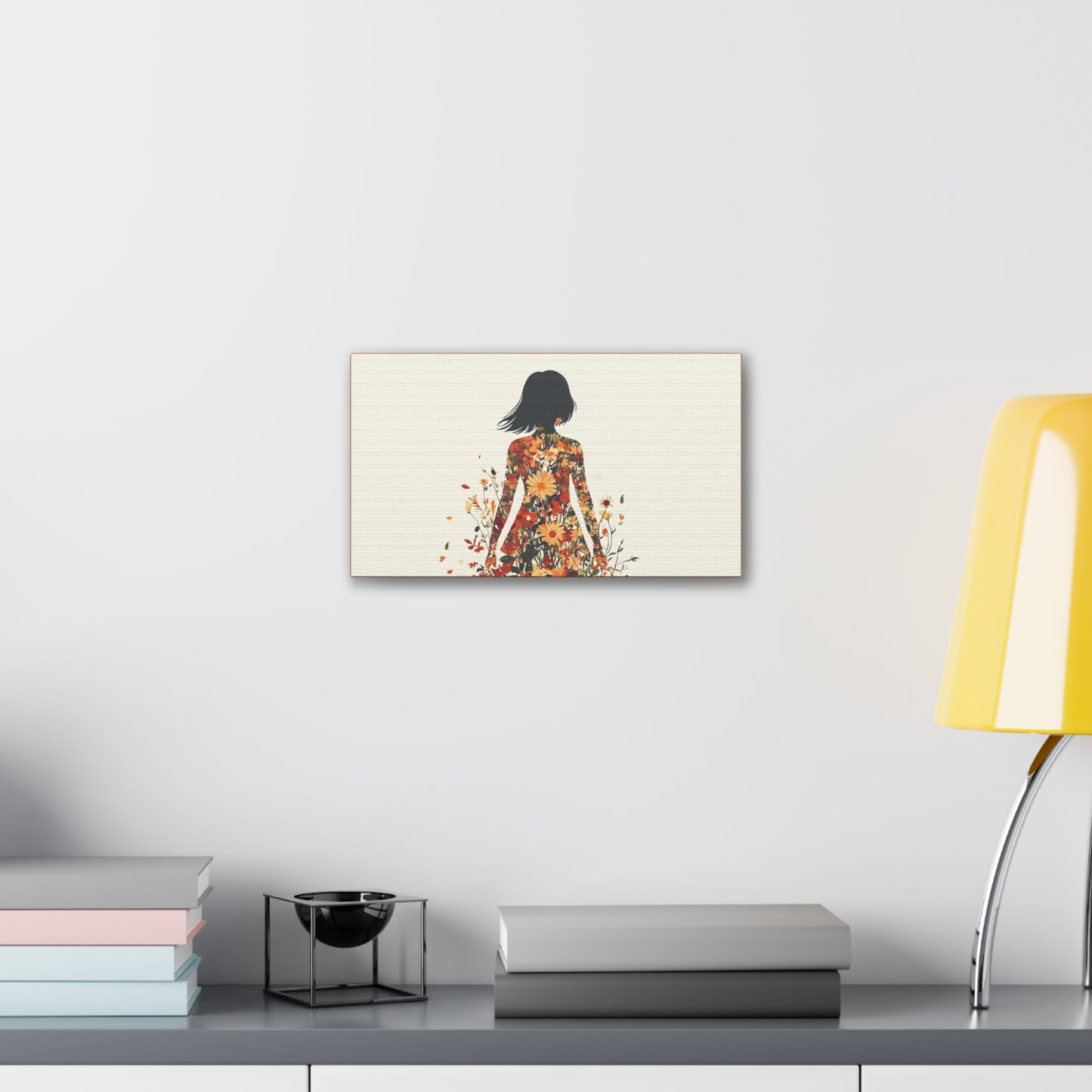 You Belong Among the Wildflowers  - Flower Girl - Print on Canvas
