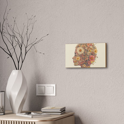 And So She Grew on Canvas