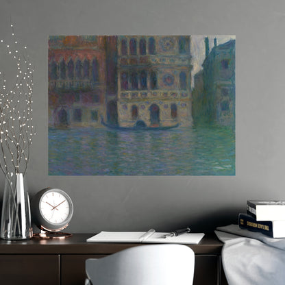 Venice Palazzo Dario - Monet Fine Art Poster