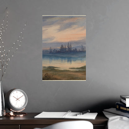 Landscape near Strasbourg - European Pastoral Fine Art Poster