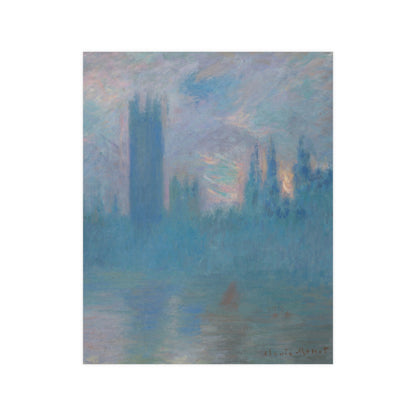 Houses of Parliament London - Monet Fine Art Poster
