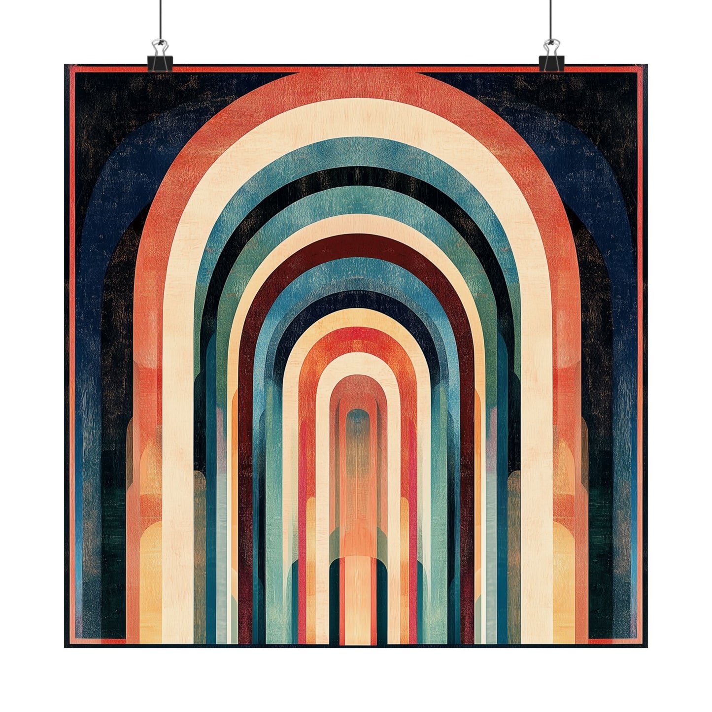 Doors of Perception Fine Art Print - Arches 11:11 - Bauhaus - Bohemian Wall Art - Modern Art - Matte Vertical Poster