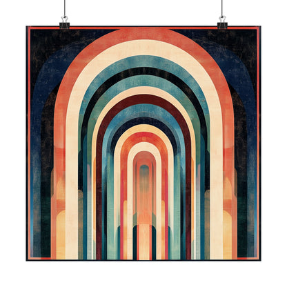 Doors of Perception Fine Art Print - Arches 11:11 - Bauhaus - Bohemian Wall Art - Modern Art - Matte Vertical Poster