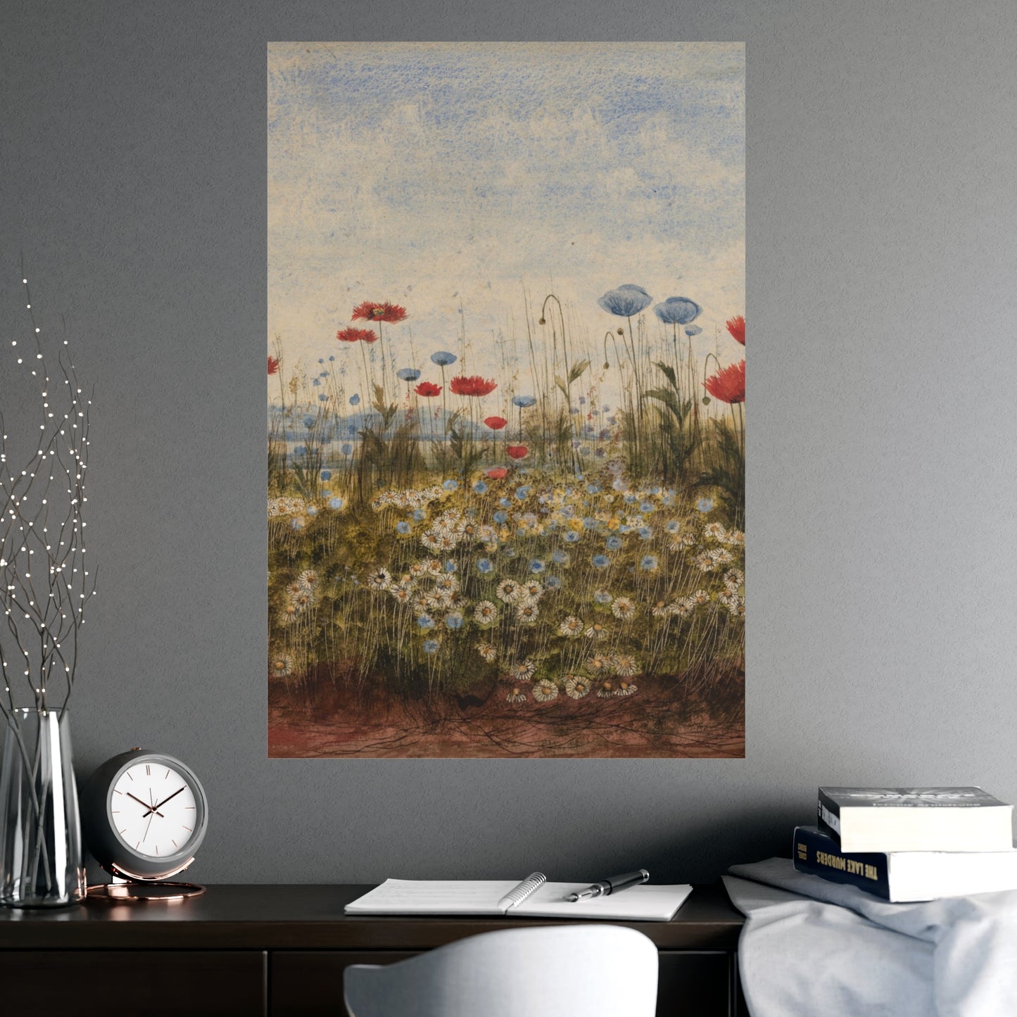 Wildflower Scene - Museum Collection - Fine Art Poster