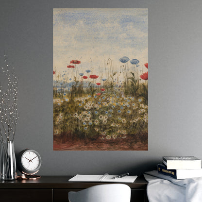 Wildflower Scene - Museum Collection - Fine Art Poster