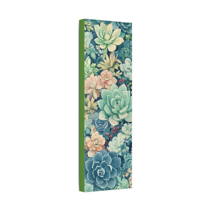 Succulents in Pastel - Secret Garden Collection - Fine Art Print on Canvas