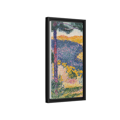 Valley with Fir Shade on the Mountain - Museum Collection - Framed Canvas Print