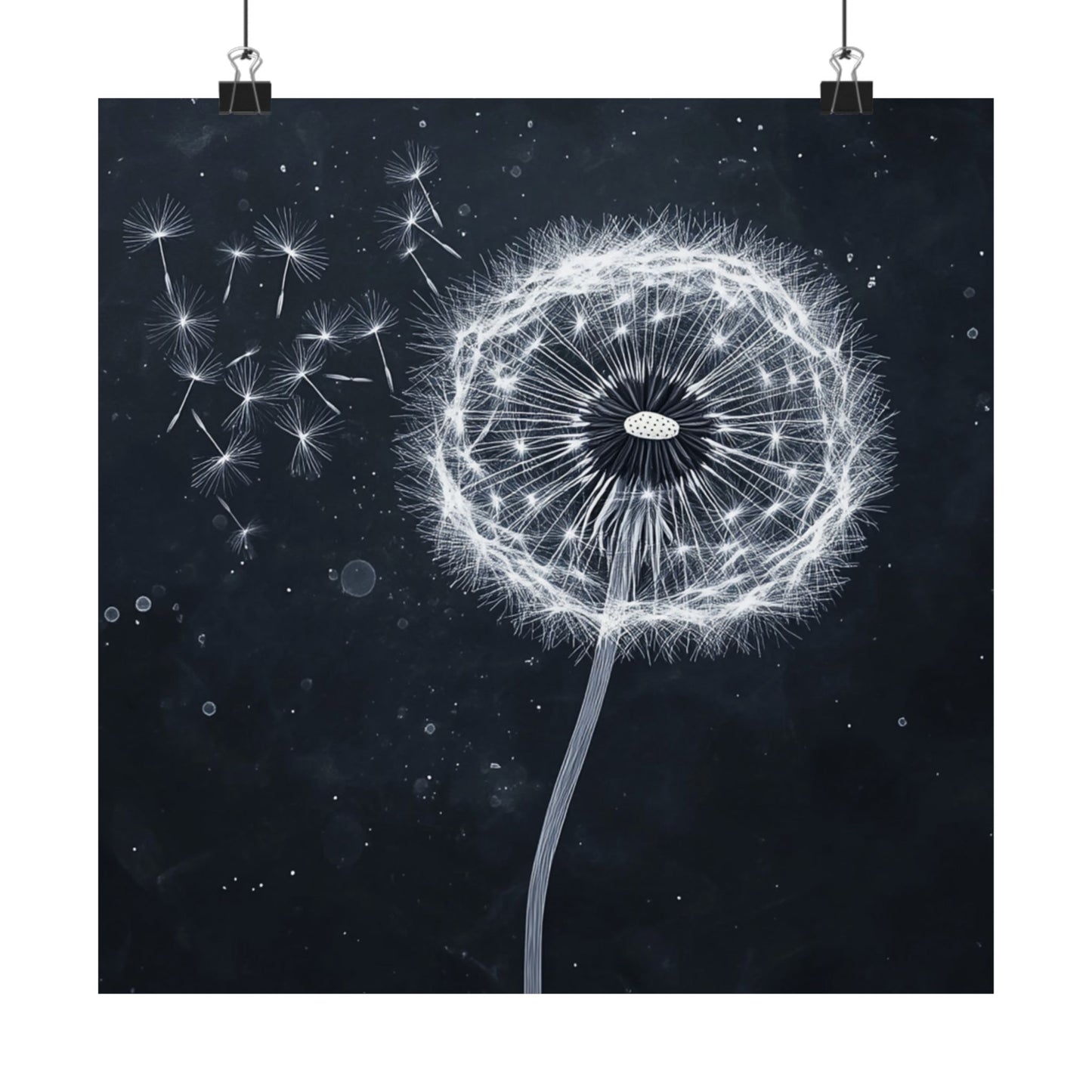 Just Dandy Dandelion Inspirational Fine Art Print