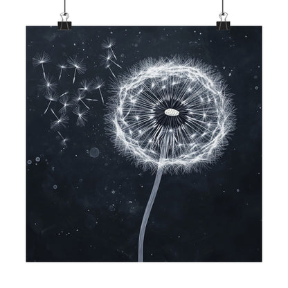 Just Dandy Dandelion Inspirational Fine Art Print