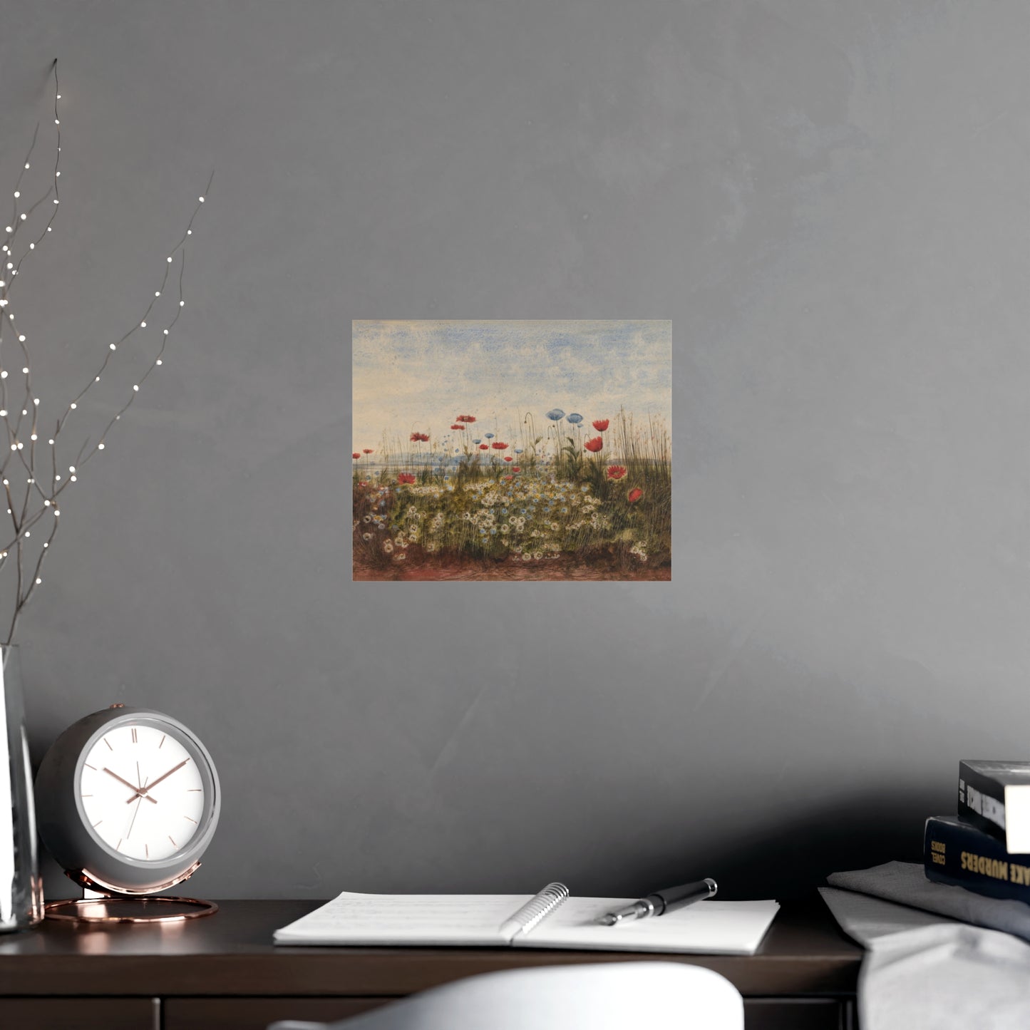 Wildflower Scene - Museum Collection - Fine Art Poster