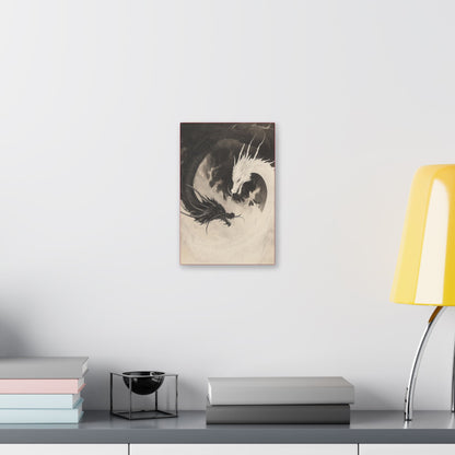 Yin & Yang - Dragon Art Collection -  Fine Art Print on Canvas