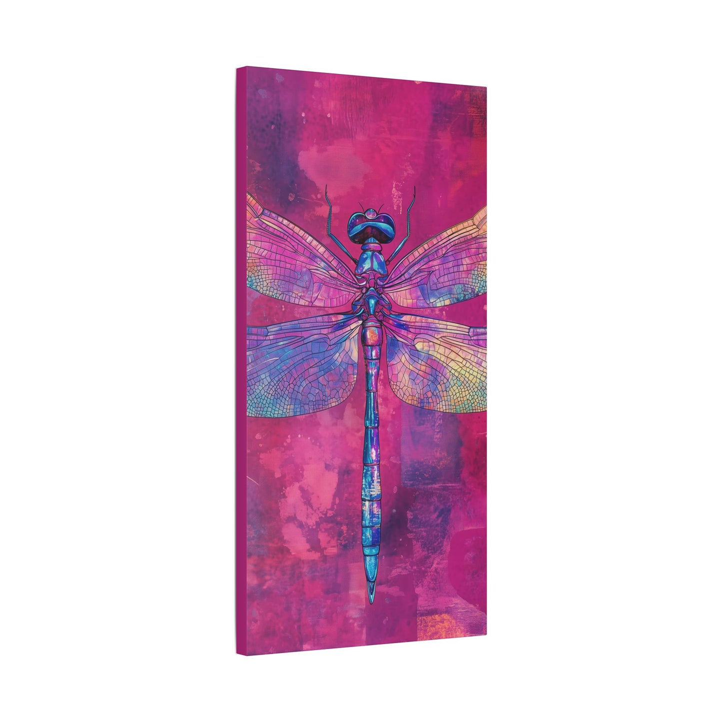 Vibrant Dragonfly - Secret Garden Series -  Fine Art Print on Canvas