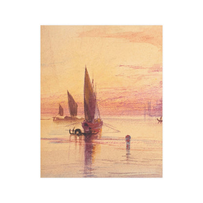 Santa Maria della Salute Venice at Sunset - Fine Art Poster
