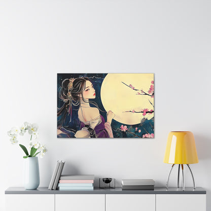 Thinking of You in the Moonlight - Fine Art Print - Wall Art on Canvas