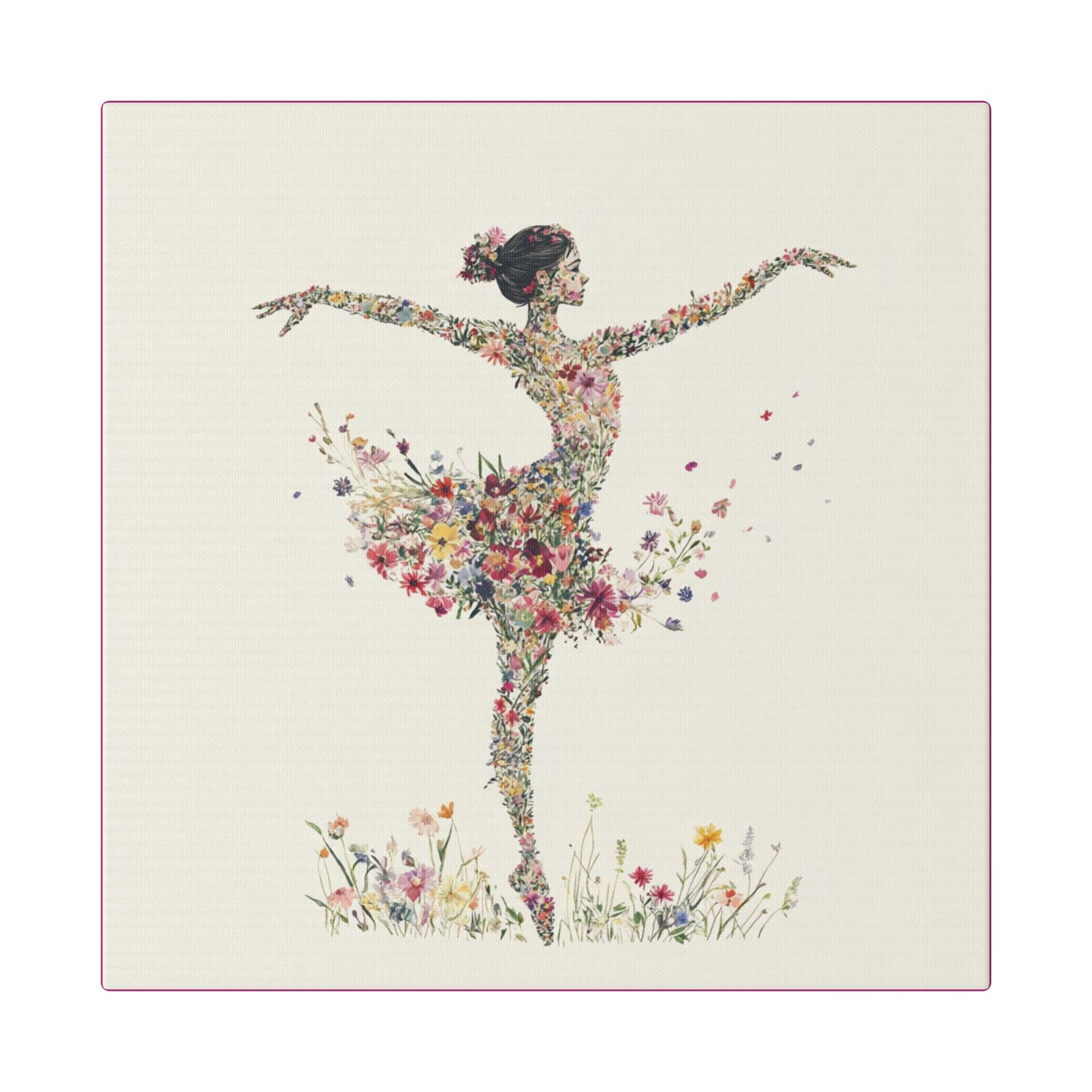 You Belong Among the Wild Flowers - On Point - Painting on Canvas