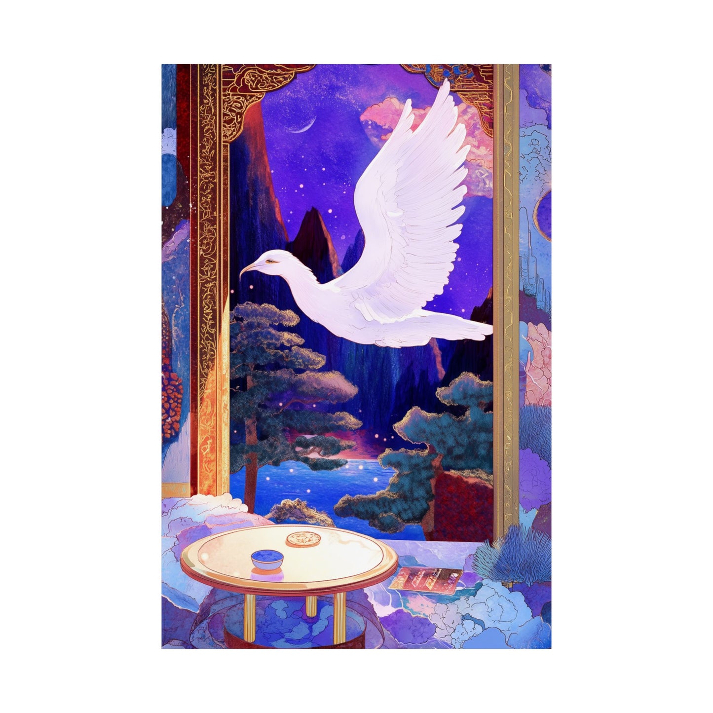 Into the Mystic Dove Messenger Fine Art Print