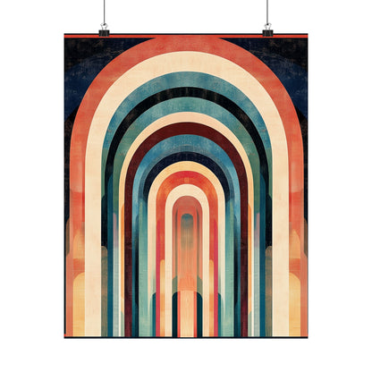 Doors of Perception Fine Art Print - Arches 11:11 - Bauhaus - Bohemian Wall Art - Modern Art - Matte Vertical Poster