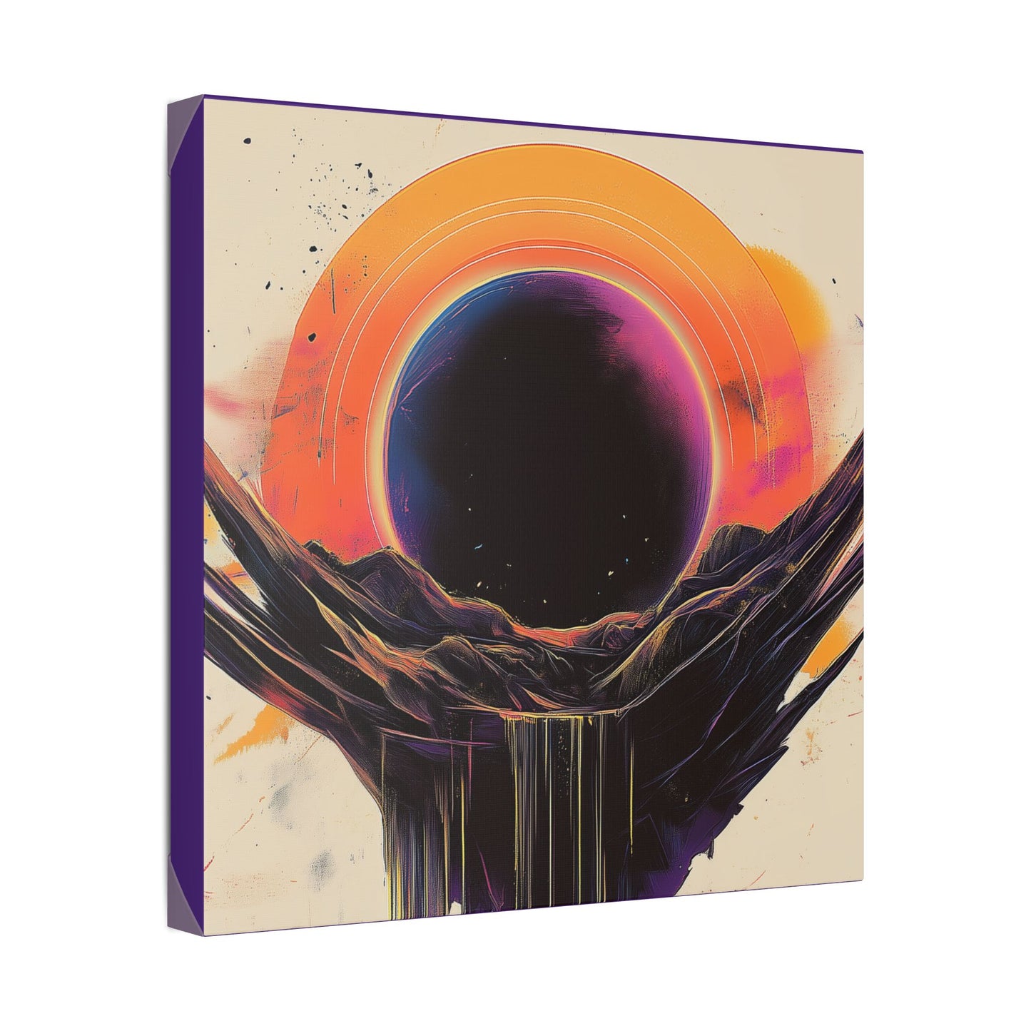 Valley of Dreams - Abstract Color Series- Fine Art Print on Canvas