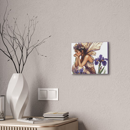 Iris You Were Here - Flowers & Fairies Collection - Fine Art Print on Canvas