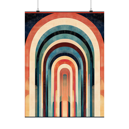 Doors of Perception Fine Art Print - Arches 11:11 - Bauhaus - Bohemian Wall Art - Modern Art - Matte Vertical Poster
