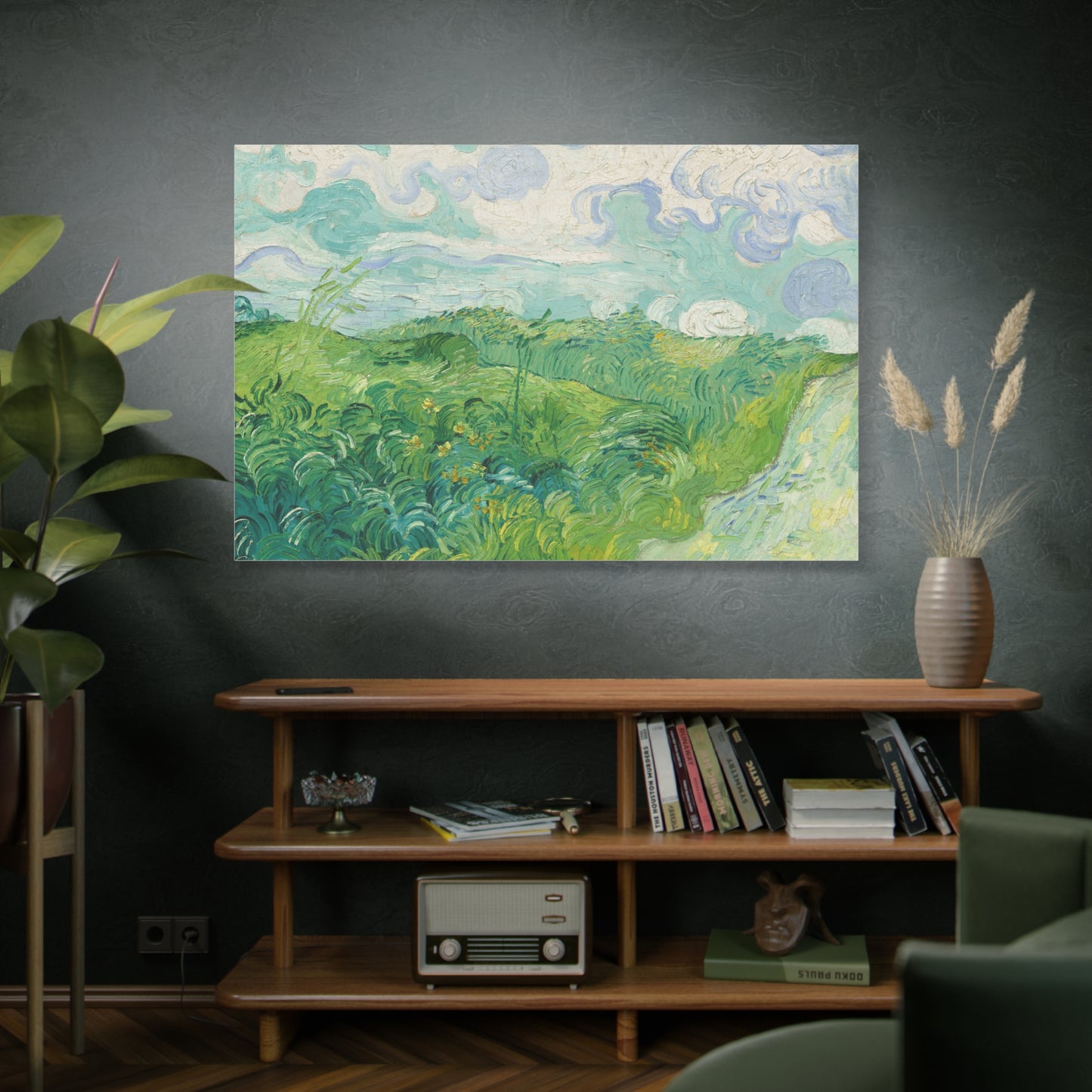 Vincent van Gogh - Green Wheat Fields Fine Art Canvas Print