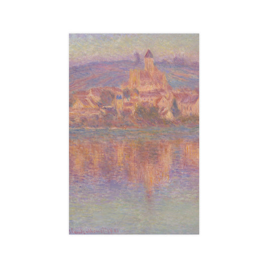 Vetheuil - Monet Village Landscape Fine Art Poster