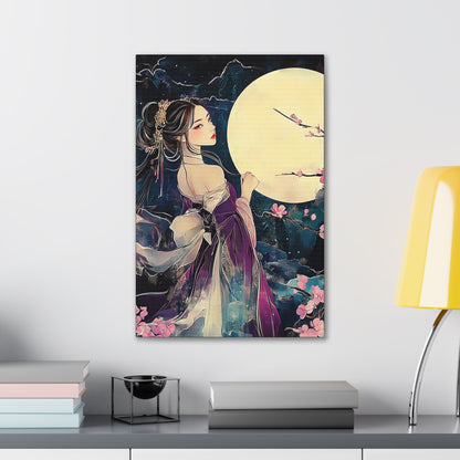 Thinking of You in the Moonlight - Fine Art Print - Wall Art on Canvas