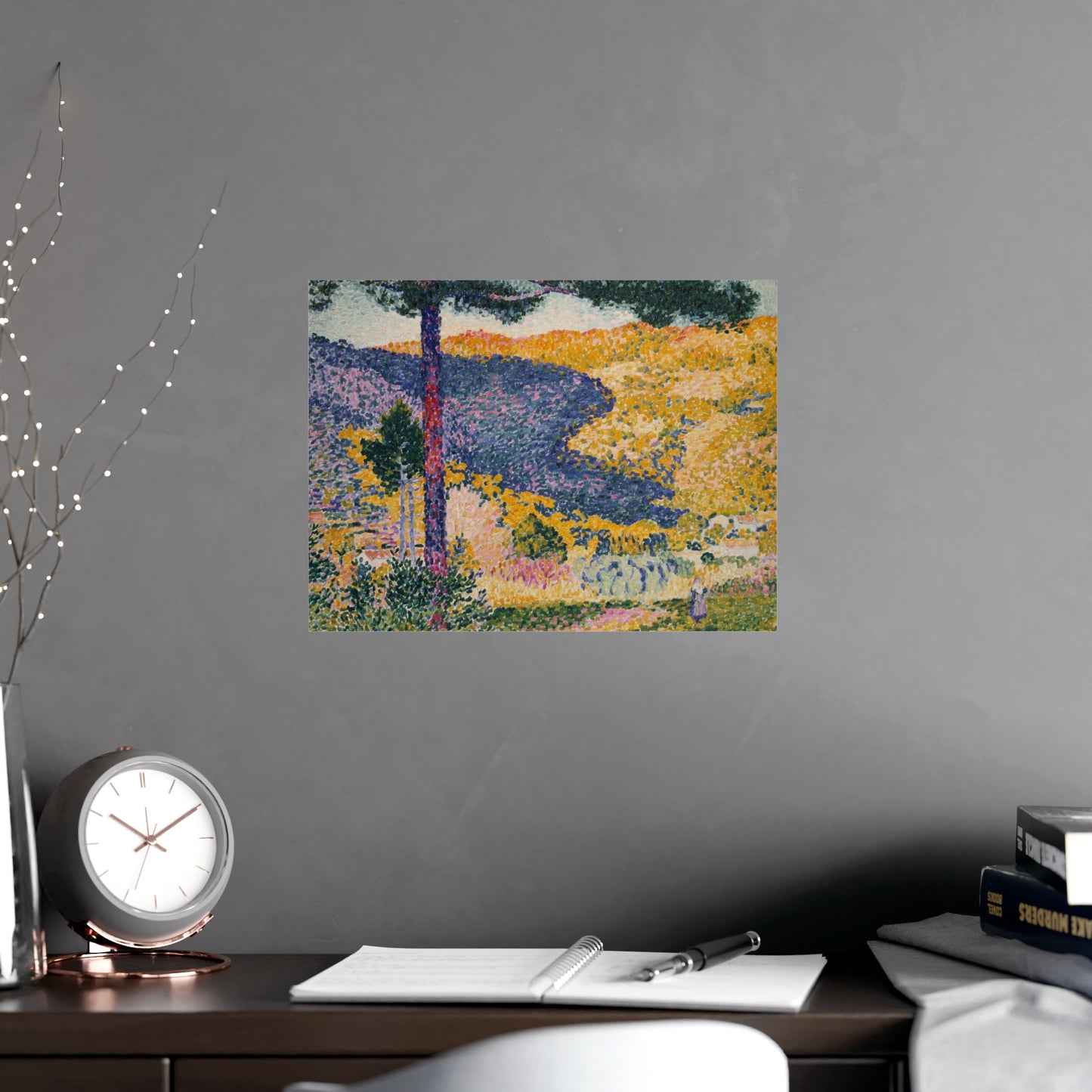 Valley with Fir Shade on the Mountain - Museum Collection - Fine Art Poster