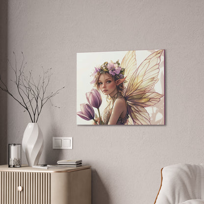 Tuesdays are for Tulips - Flowers & Fairies Collection - Fine Art Print on Canvas