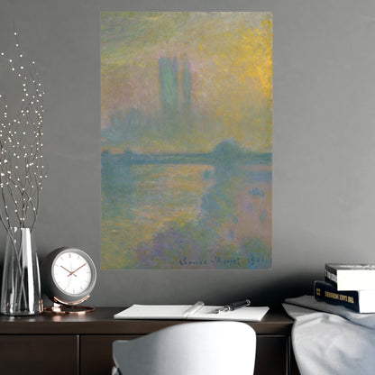Charing Cross Bridge London - Monet Fine Art Poster