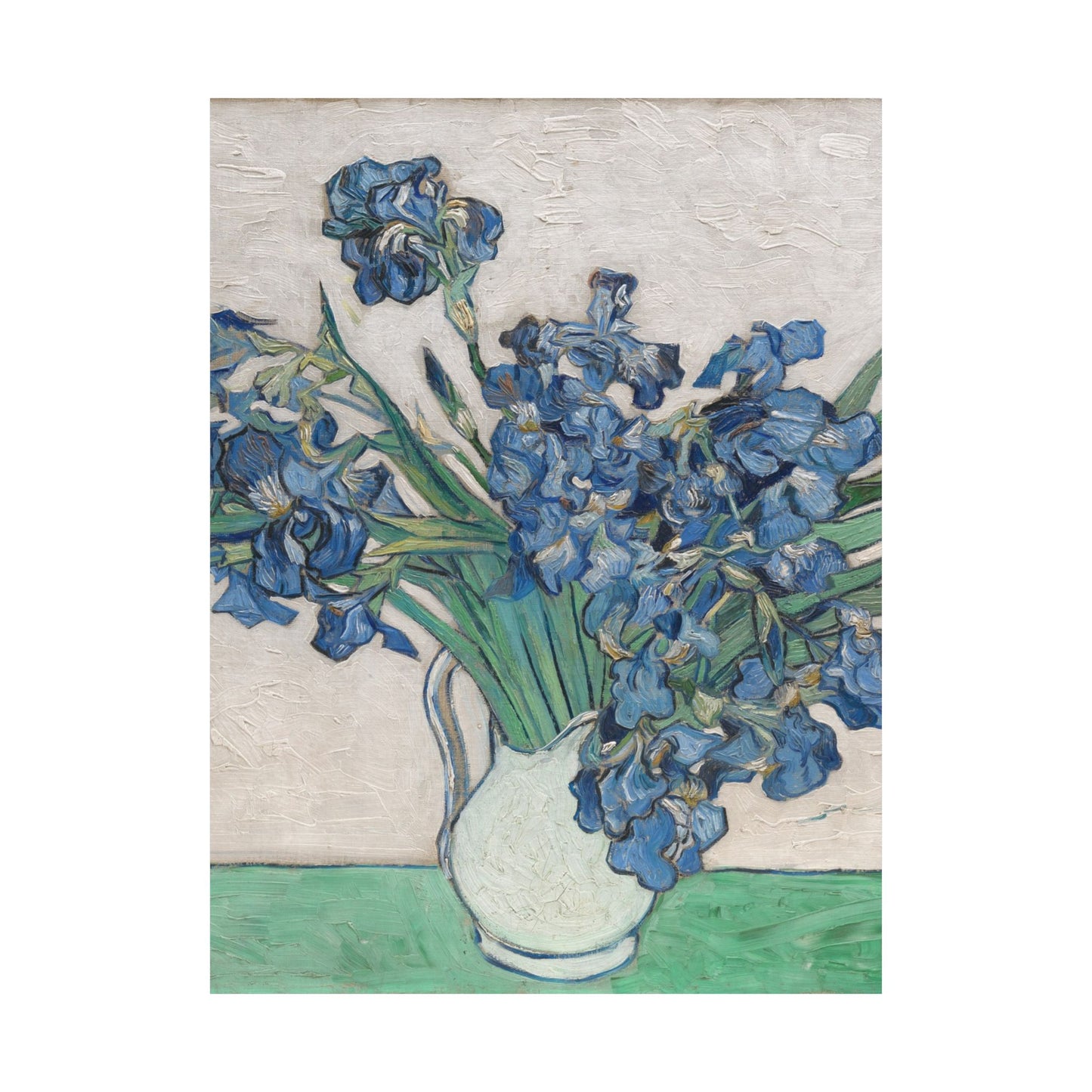 Van Gogh Irises Fine Art Print - Blue Flowers Wall Art