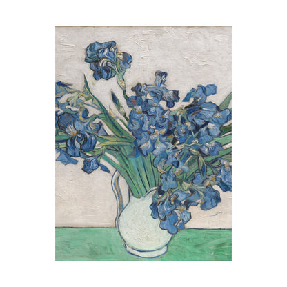 Van Gogh Irises Fine Art Print - Blue Flowers Wall Art