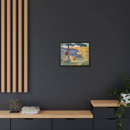 Valley with Fir Shade on the Mountain - Museum Collection - Framed Canvas Print