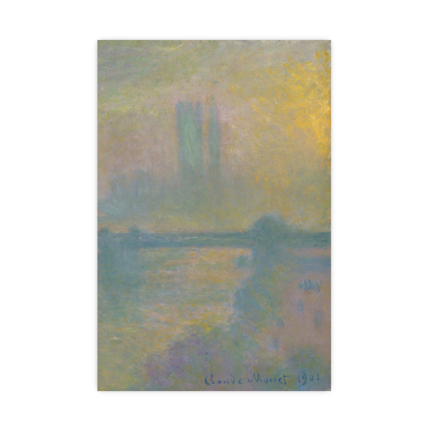Charing Cross Bridge London - Monet Fine Art Poster