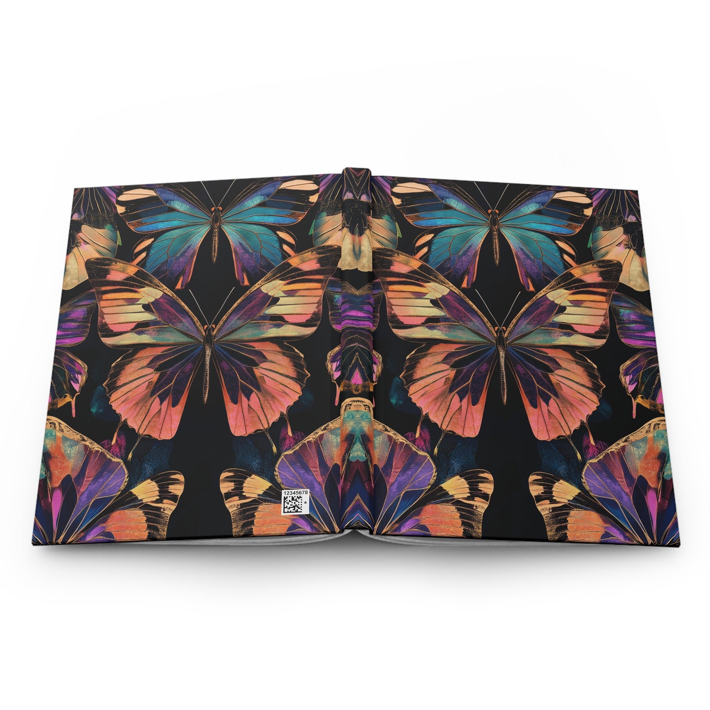 Prismatic Butterfly Art Print Hardcover Journal
